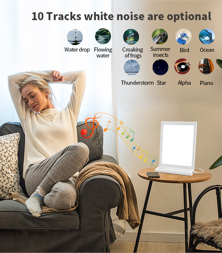 LED Päevavalguslamp valge müraga, 10000 Lux, 6.5W. UUS! - Image 7